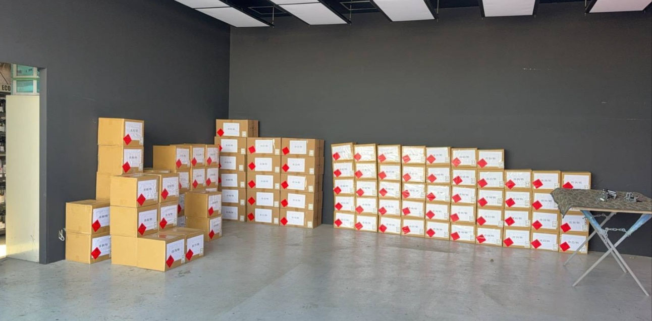 第2回輸出の出荷準備完了