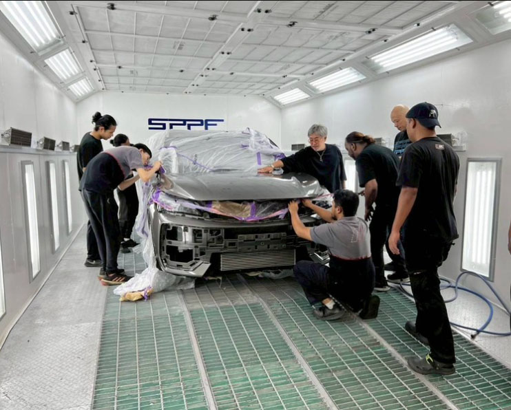 マーレシアでSPPF塗料のインストラクション実施！